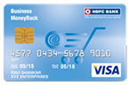 Business Corporate MoneyBack Credit Card